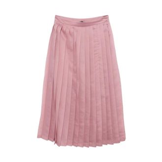 Iceberg Midi Skirts, female, Pink, Size: XL Muslin Pleated Skirt