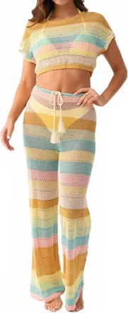 PQ Swim Bree Boho Pant In Floret