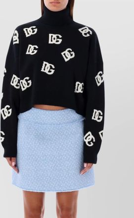 Dolce & Gabbana high neck intarsia dg