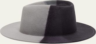 Eugenia Kim Blaine Color Block Wool Fedora Hat
