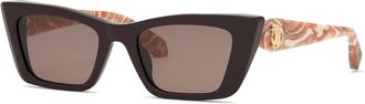 Roberto Cavalli SRC169M 0G96 Mens Sunglasses Burgundy Size 52