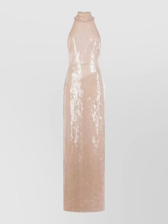 Raquel Diniz chantal dress sequin fitted open back sleeveless