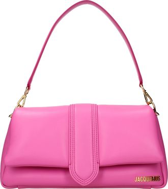 Jacquemus Le Bambimou Umh&auml;ngetasche Damen Fuxia/Neon Pink Leder