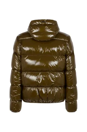 Herno Hooded Quilted Down Down Jacket - Olive