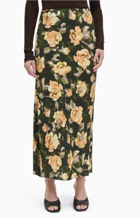 Favorite Daughter The Favorite Skirt In Golden Flowerbed