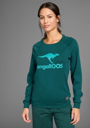 Kangaroos KangaROOS, Langarm, figurumspielender Schnitt, mit Print, Rundhalsausschnitt