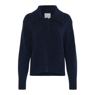 Part Two Gebreide kleding - Dames - Polos - Blauw - L - Tops