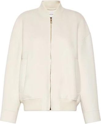 Sportmax Ondata Bomberjack - Dames - Bomber jackets - Wit - XS - Wol - Jassen