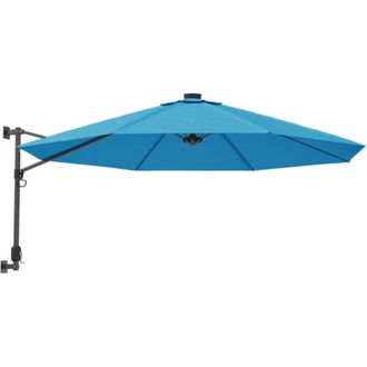 vidaXL Sombrilla De Pared Azul Mar 290 Cm Vidaxl