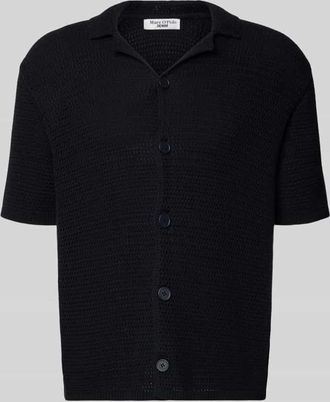 Marc O'Polo Denim Marc OPolo Denim Regular Fit Freizeithemd aus reiner Baumwolle in Black, Gr&ouml;&szlig;e XXL