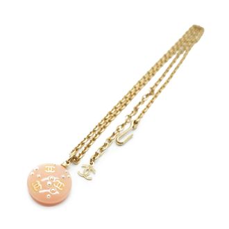 Chanel Womens Metal Necklace CC - Gold - One Size