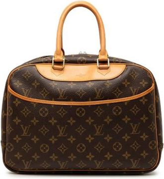 Louis Vuitton Pre-owned Deauville - Dames - Vintage Handtas - Bruin - ONE Size - Leer - Vintage