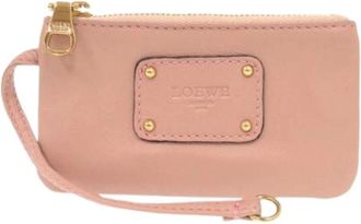 Loewe Pre-owned Clutches, female, Pink, Size: ONE SIZE Pre-owned Coin Pouch