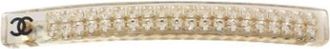 Chanel Pre-owned Barrette - Dames - Vintage Accessoires - Geel - ONE Size - Vintage