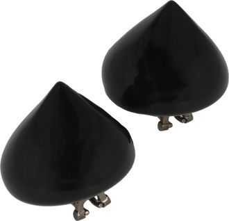 Ferragamo Large Sculptural Clip on Earrings