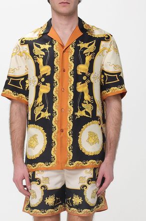 Versace Camicia casual Versace in seta con stampa