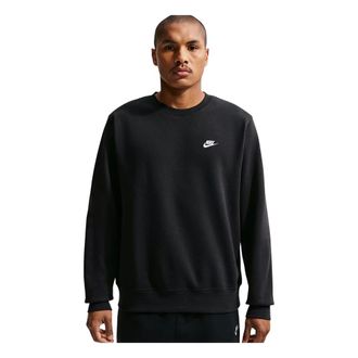 Nike Club Fleece Crew - Heren - Sport - Zwart - Maat: S Fleece