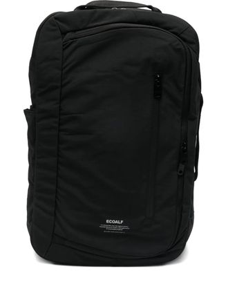 Ecoalf logo-print backpack - Black