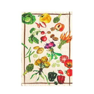 Biancoperla TEA TOWELS Canovaccio, Garden Scents, 50x80