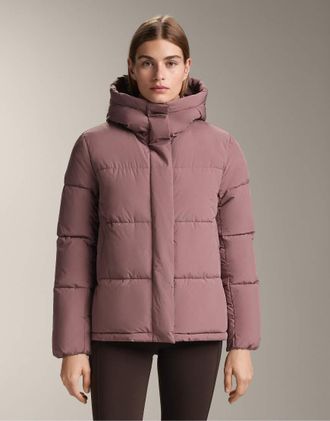 Oysho Primaloft - Giacca imbottita idrorepellente rosa malva-Verde