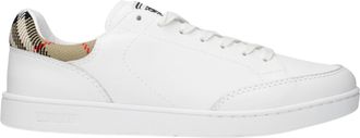 Burberry Herens Sneakers wit/zandleer