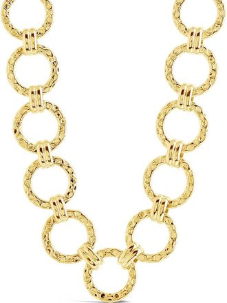 Sterling Forever Molten Chain Necklace