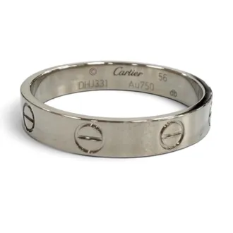 Cartier White Gold White Gold (18K) Band Ring (Pre-Owned)