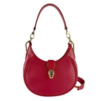 Bulgari Pre-owned Shoulder Bags, female, Red, Size: ONE SIZE Pre-owned Vintage Shoulder Bag