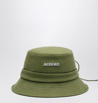 Jacquemus Le Bob Gadjo cotton hat khaki