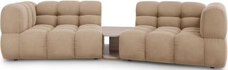 BLOOMINGLOFT Grosses 2-Sitzer Designsofa Sky mit Beistelltisch