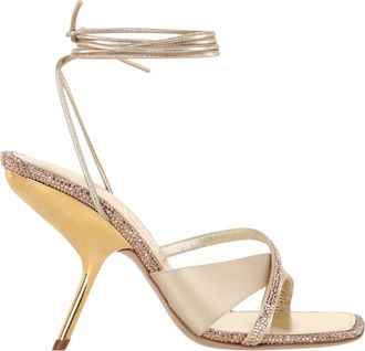 Ferragamo Allegra X5 Crystal Embellished Heels