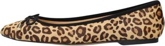 Inuovo Bruine Ponyhair Ballerinas - Dames - Ballerinas - Veelkleurig - 37 EU - Schoenen