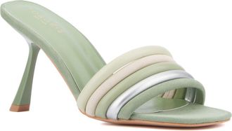 Torgeis Idra Slide Sandal in Sage Green at Nordstrom Rack, Size 8.5