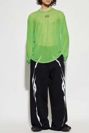 44 Label Group Long Sleeve T-shirt, Mens, Neon