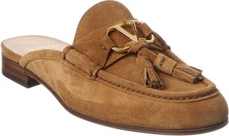 Valentino Vlogo Signature Suede Mule