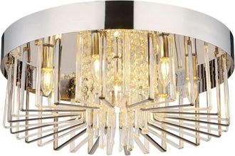 Globo Lighting Globo - Plaf&oacute;n - Kirina - Cromo - Vidrio - &Oslash; 60cm - E14 - 67343