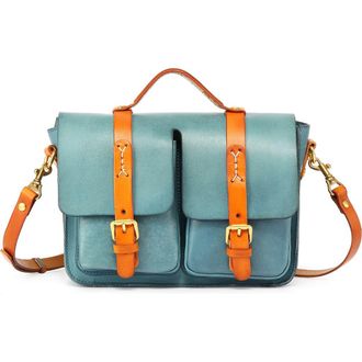 OLD TREND Speedwell Leather Satchel in Turquoise at Nordstrom Rack