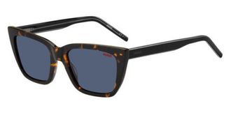 HUGO BOSS HG 1249/S O63/KU Womens Sunglasses Tortoiseshell Size 54