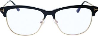 Tom Ford FT5546-B 001 Cateye Optical Blue Block Frames