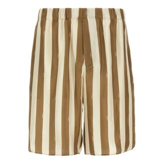 Fendi Bermudas - male - Fendi - Casual Shorts - Beige - L - Shorts