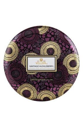 Voluspa Japonica Santiago Huckleberry Three-Wick Decorative Tin Candle at Nordstrom Rack
