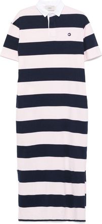 Coperni striped polo maxi dress - Pink