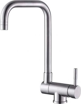 OEM Grifo De Cocina Plegable Con 2 Opciones De Rociado, Grifo Mezclador Plegable De Acero Inoxidable Para Fregadero, Apto Para Instalaci&oacute;n En Ventana, Gri