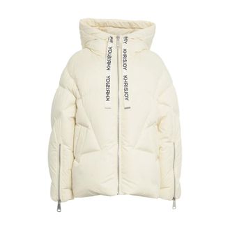 Khrisjoy Winter Jackets, female, White, Size: XS Oversized Puffer Jacket Bianco Aw25