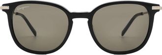 Ferragamo Salvatore Ferragamo Grey Square Mens Sunglasses SF1015S 001 52