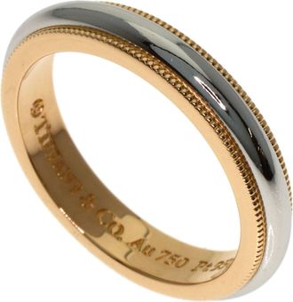 Tiffany & Co. Pink Gold (18K) Platinum 950 Band Ring (Pre-Owned)