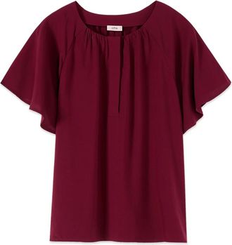 Oltre Blouses - Dames - Blouses - Rood - S - Overhemden