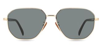 David Beckham DB 1132/F/S Asian Fit RHL/IR Mens Sunglasses Gold Size 60