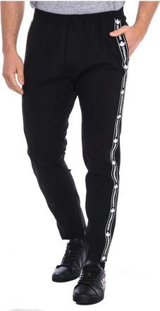 Dsquared2 Sportieve Wollen Track Pants - Heren - Sweatpants - Zwart - XS - Wol - Broeken