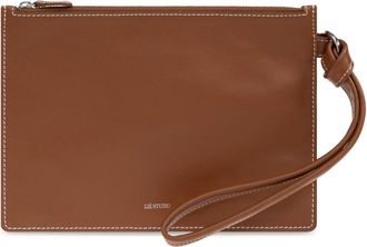 LI&Eacute; STUDIO Charlie Clutch - Dames - Clutches - Bruin - ONE Size - Katoen - Tassen